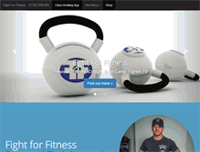 Tablet Screenshot of fightforfitness.co.uk